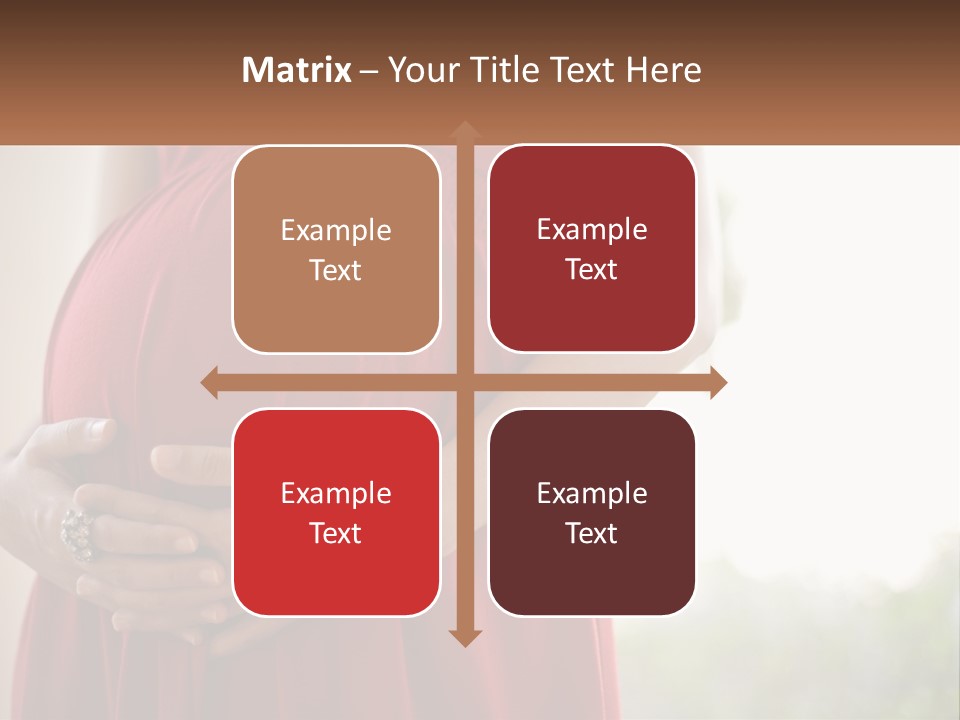 Pregnant Girl PowerPoint Template