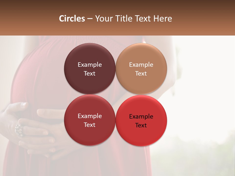 Pregnant Girl PowerPoint Template