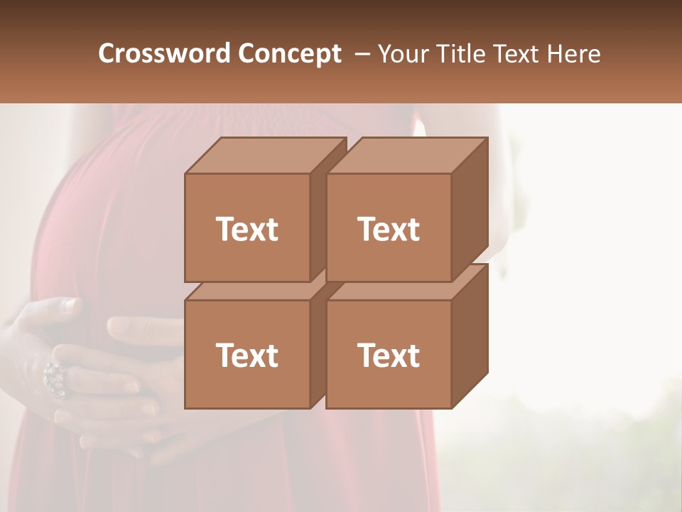 Pregnant Girl PowerPoint Template