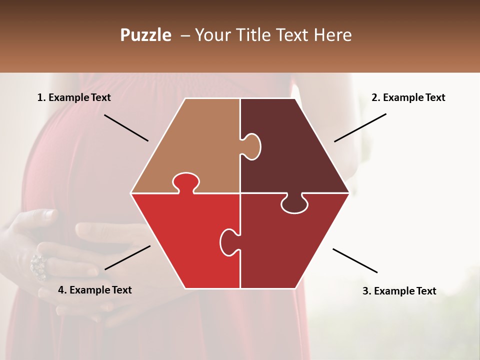 Pregnant Girl PowerPoint Template