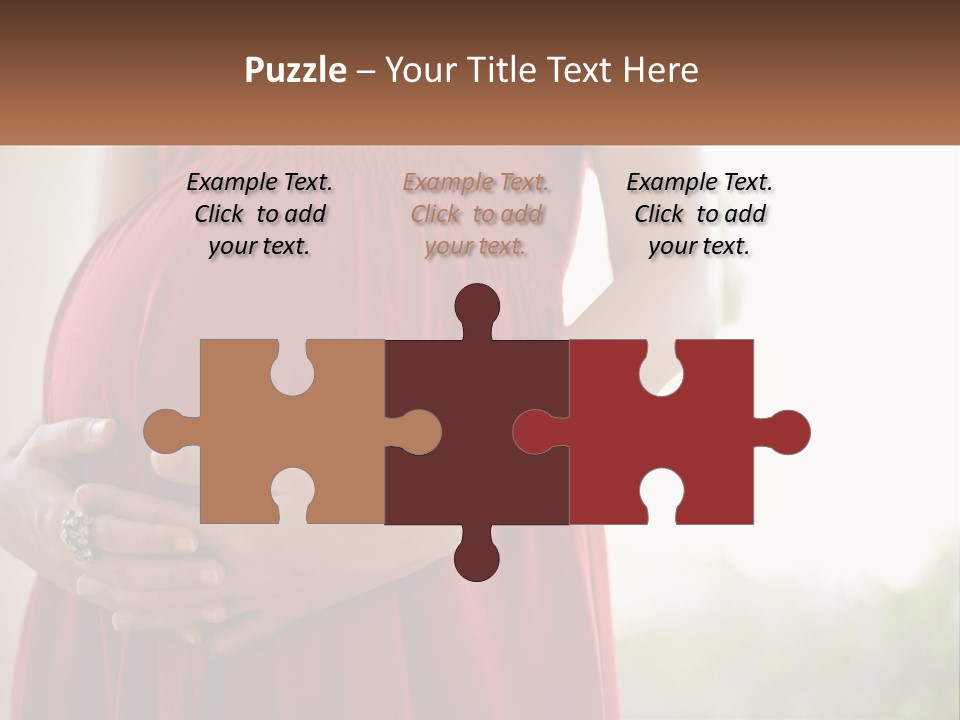 Pregnant Girl PowerPoint Template