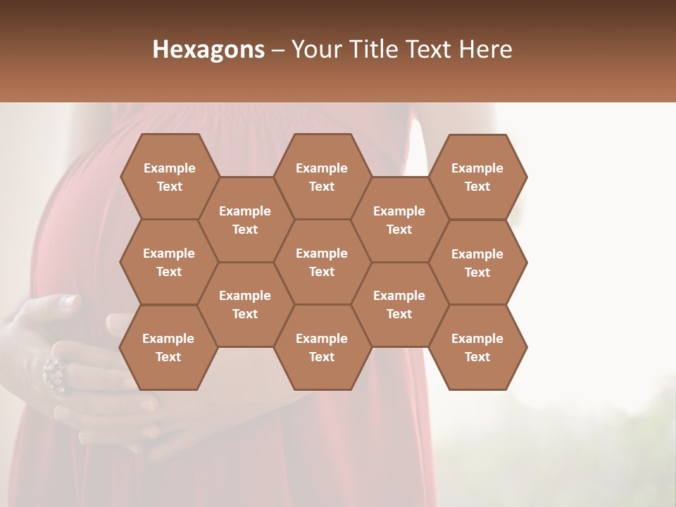 Pregnant Girl PowerPoint Template