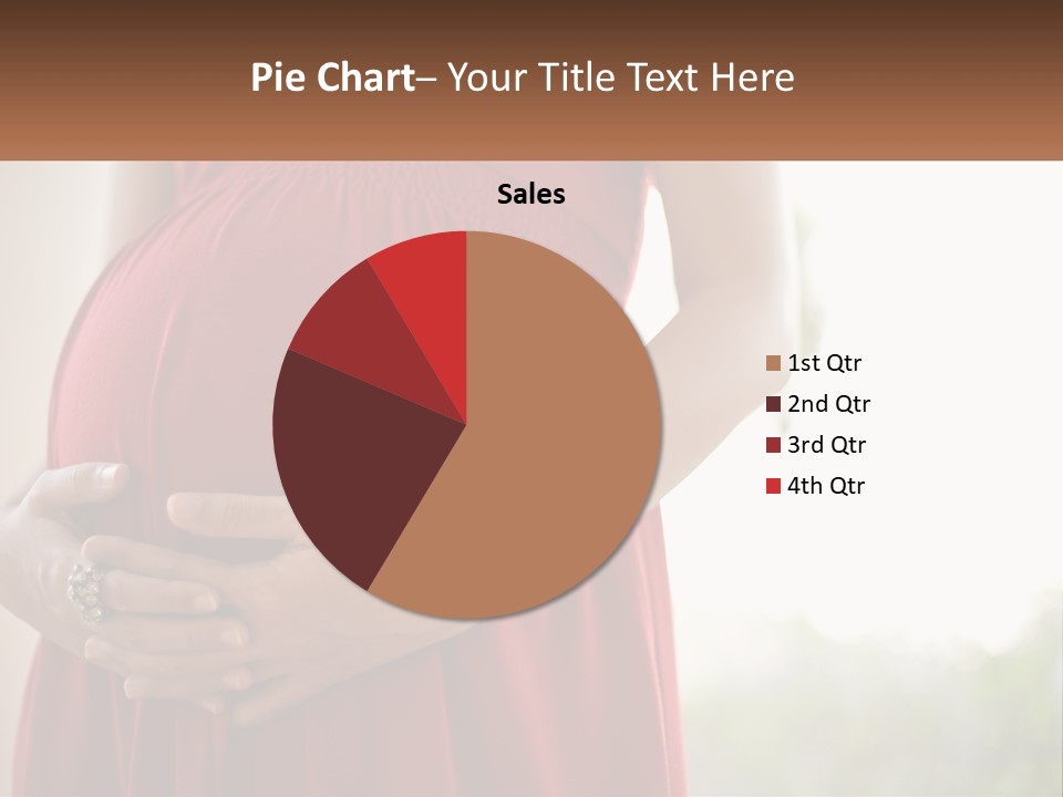Pregnant Girl PowerPoint Template