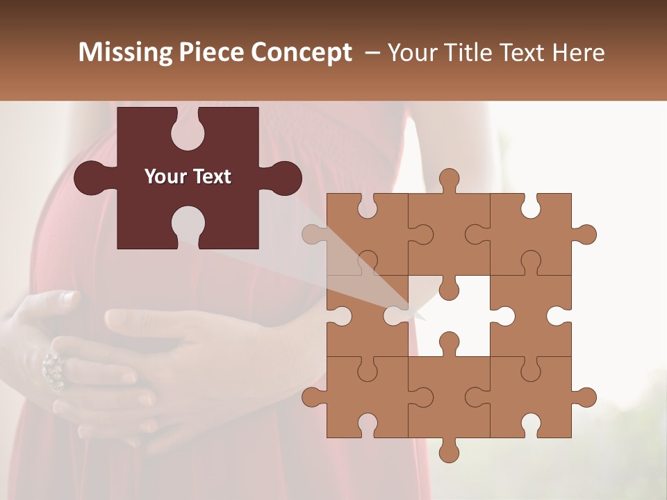 Pregnant Girl PowerPoint Template