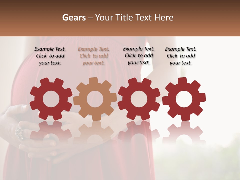 Pregnant Girl PowerPoint Template