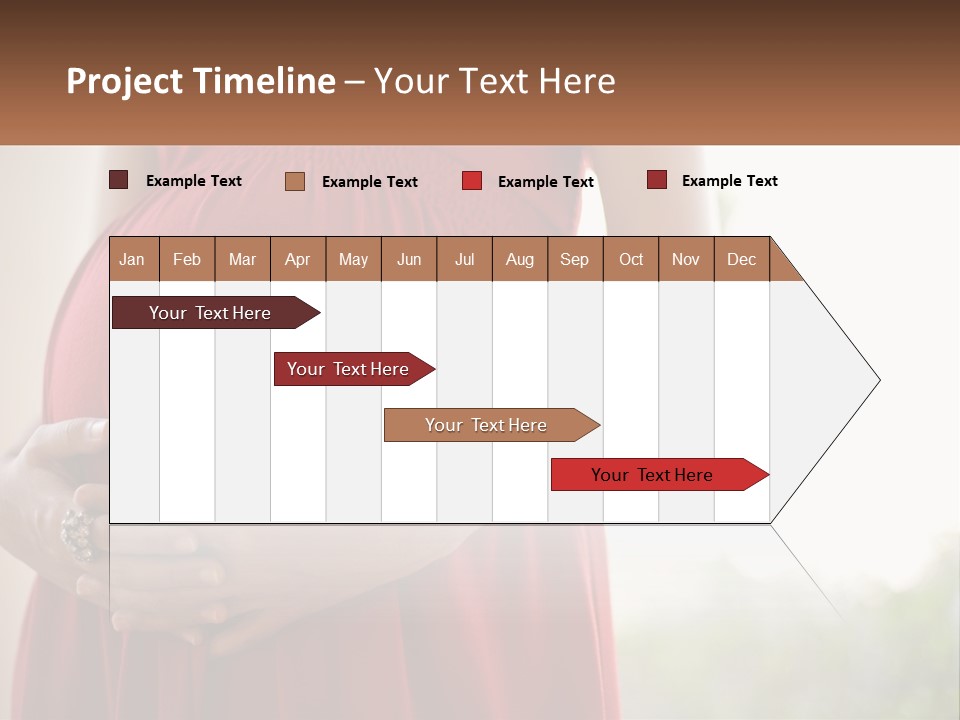 Pregnant Girl PowerPoint Template