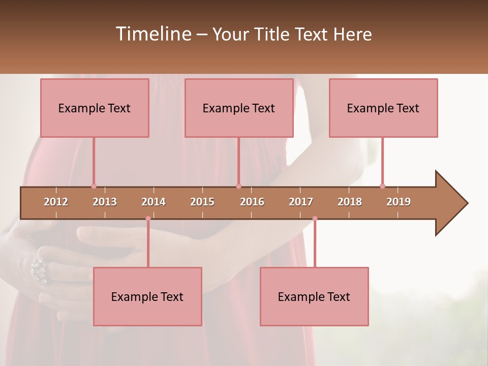 Pregnant Girl PowerPoint Template