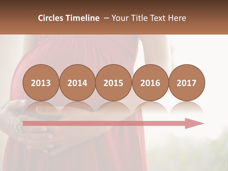 Pregnant Girl PowerPoint Template