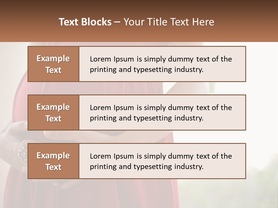 Pregnant Girl PowerPoint Template