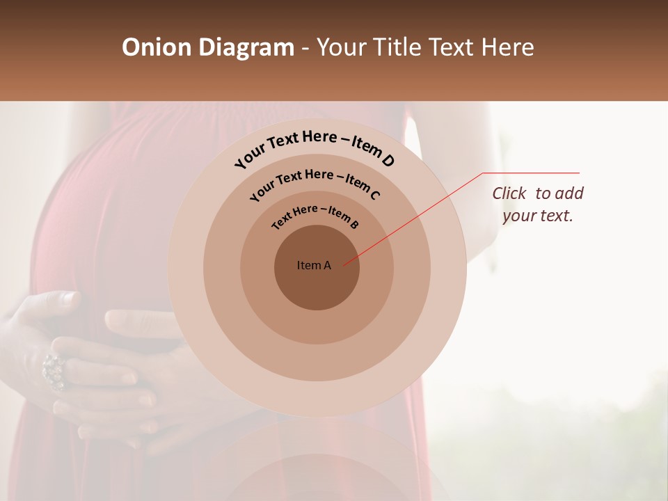 Pregnant Girl PowerPoint Template