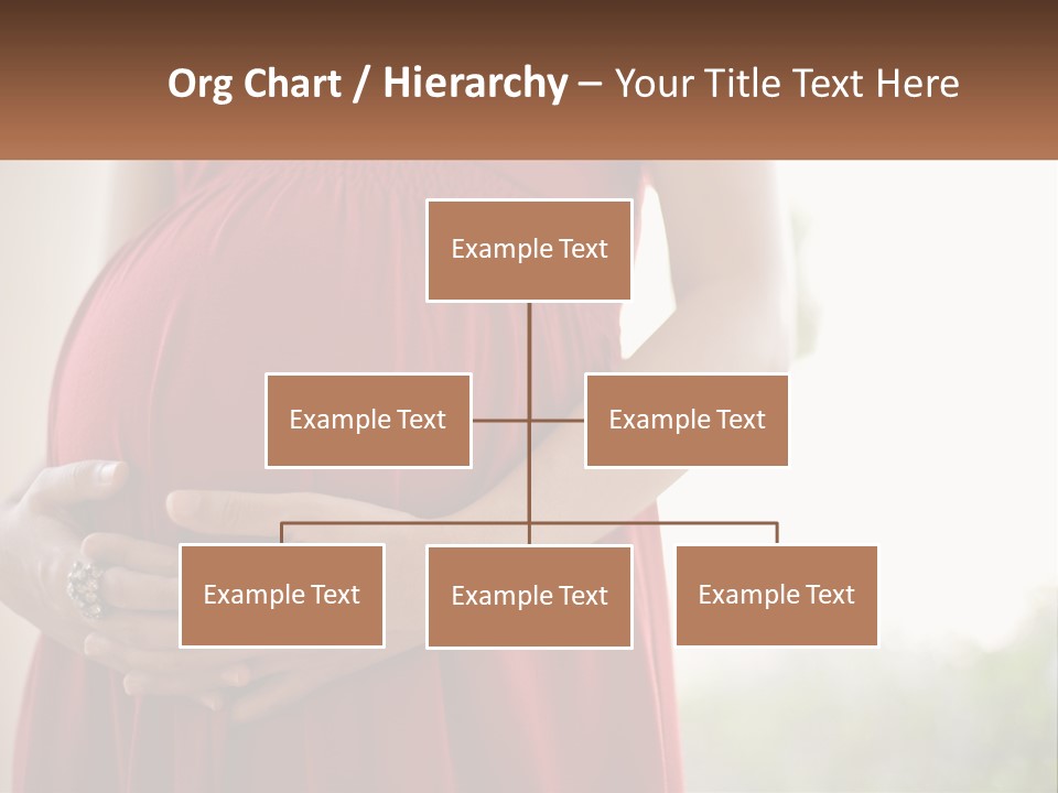 Pregnant Girl PowerPoint Template