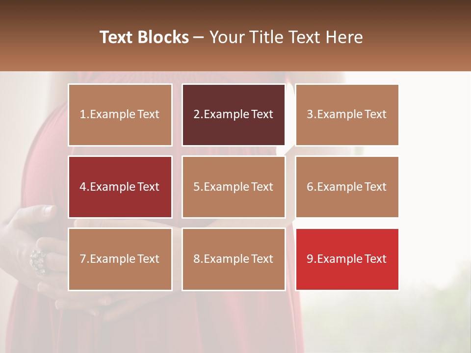 Pregnant Girl PowerPoint Template