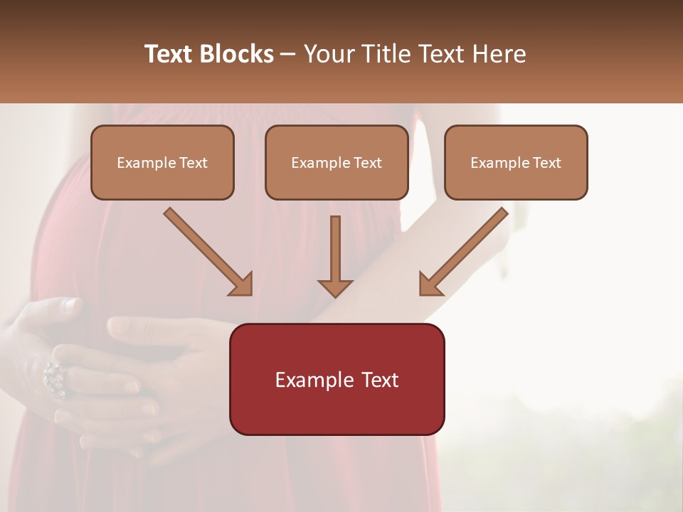 Pregnant Girl PowerPoint Template