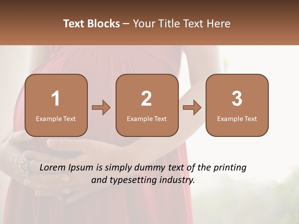 Pregnant Girl PowerPoint Template