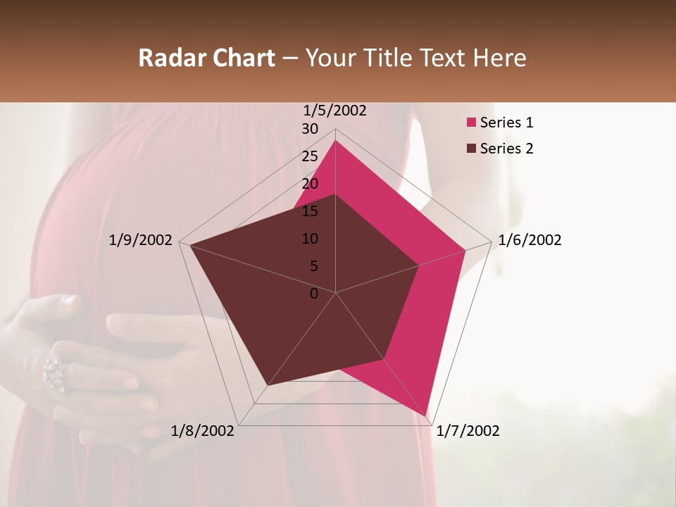 Pregnant Girl PowerPoint Template