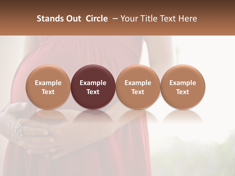 Pregnant Girl PowerPoint Template