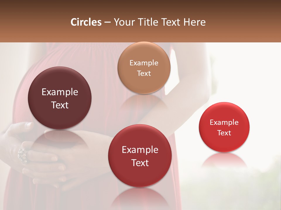 Pregnant Girl PowerPoint Template