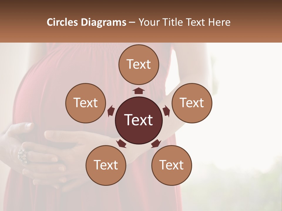 Pregnant Girl PowerPoint Template