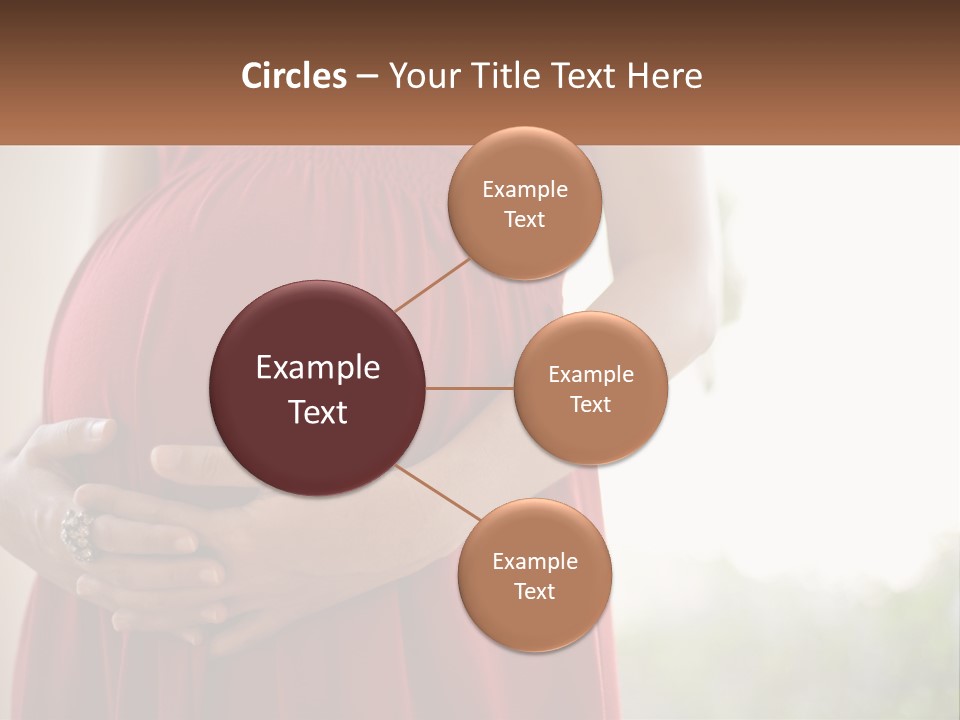 Pregnant Girl PowerPoint Template