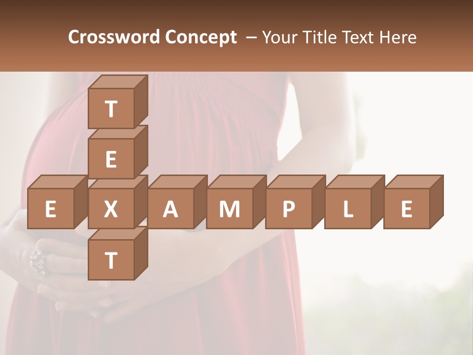 Pregnant Girl PowerPoint Template