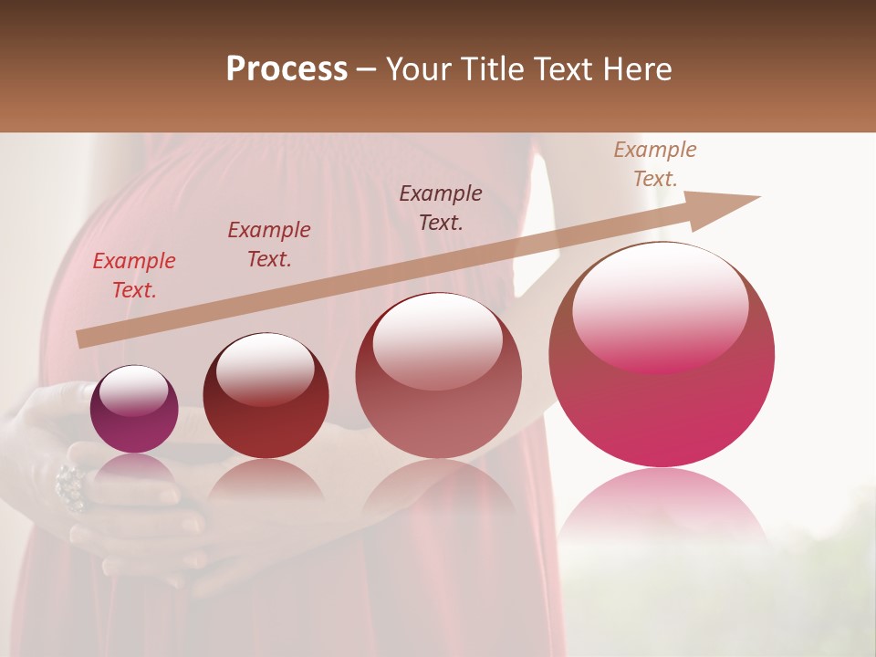 Pregnant Girl PowerPoint Template