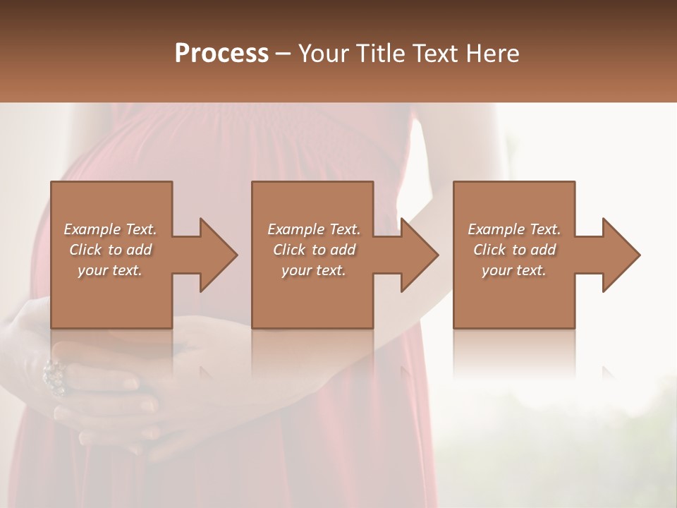 Pregnant Girl PowerPoint Template