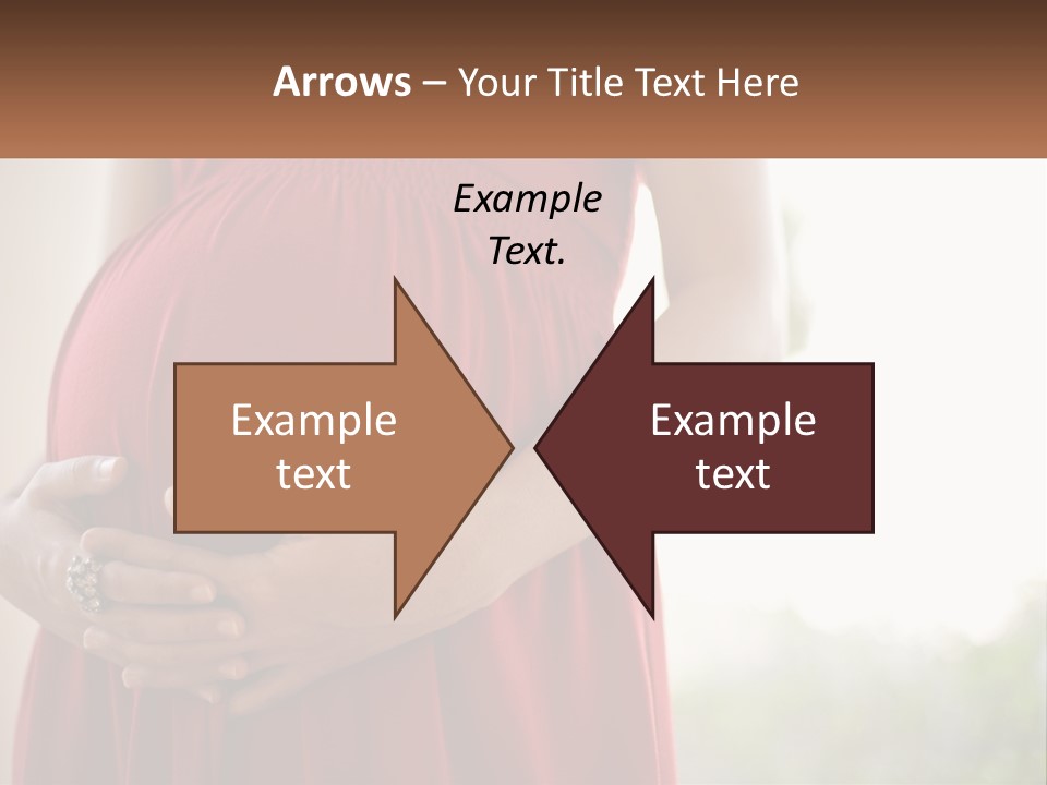 Pregnant Girl PowerPoint Template