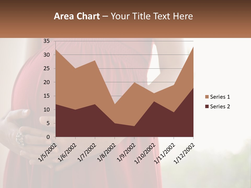 Pregnant Girl PowerPoint Template