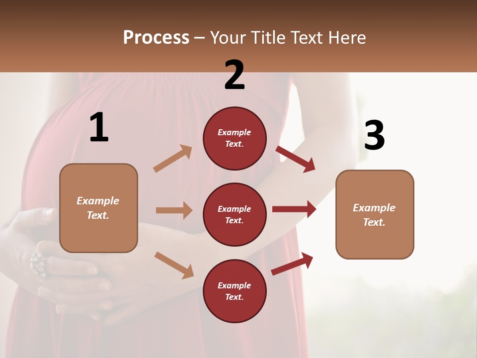 Pregnant Girl PowerPoint Template