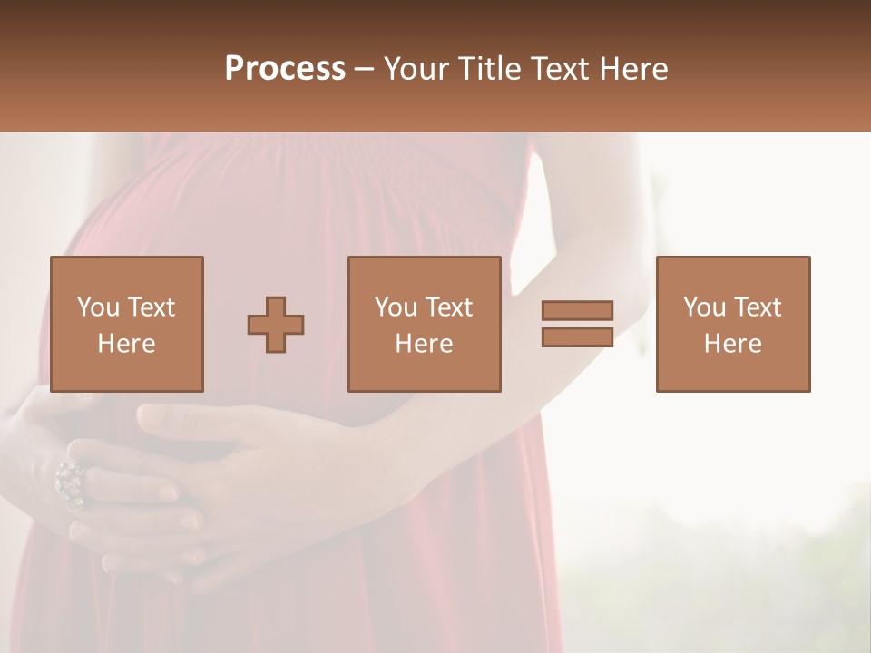 Pregnant Girl PowerPoint Template