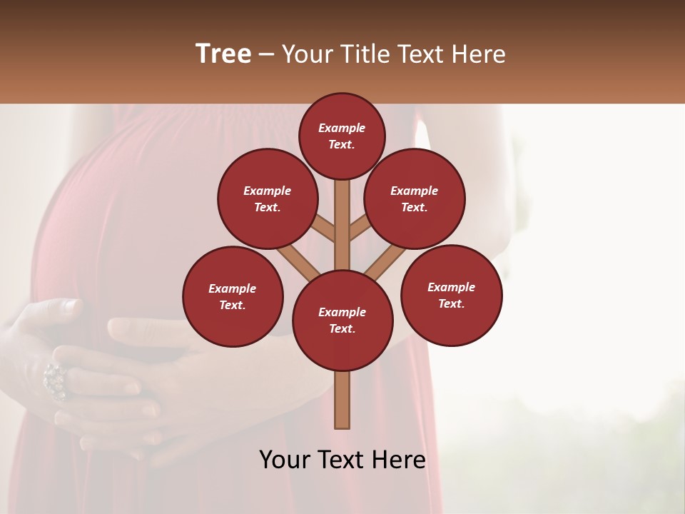 Pregnant Girl PowerPoint Template