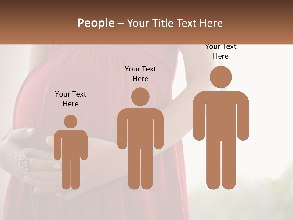 Pregnant Girl PowerPoint Template