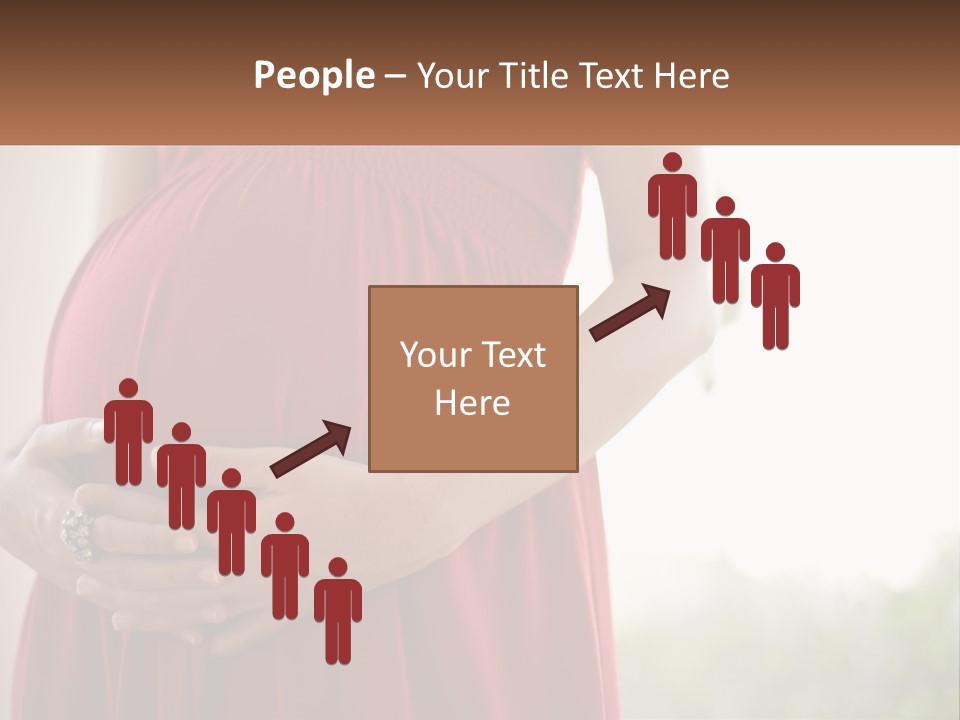 Pregnant Girl PowerPoint Template