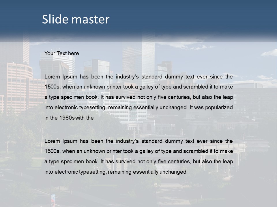Concrete City PowerPoint Template