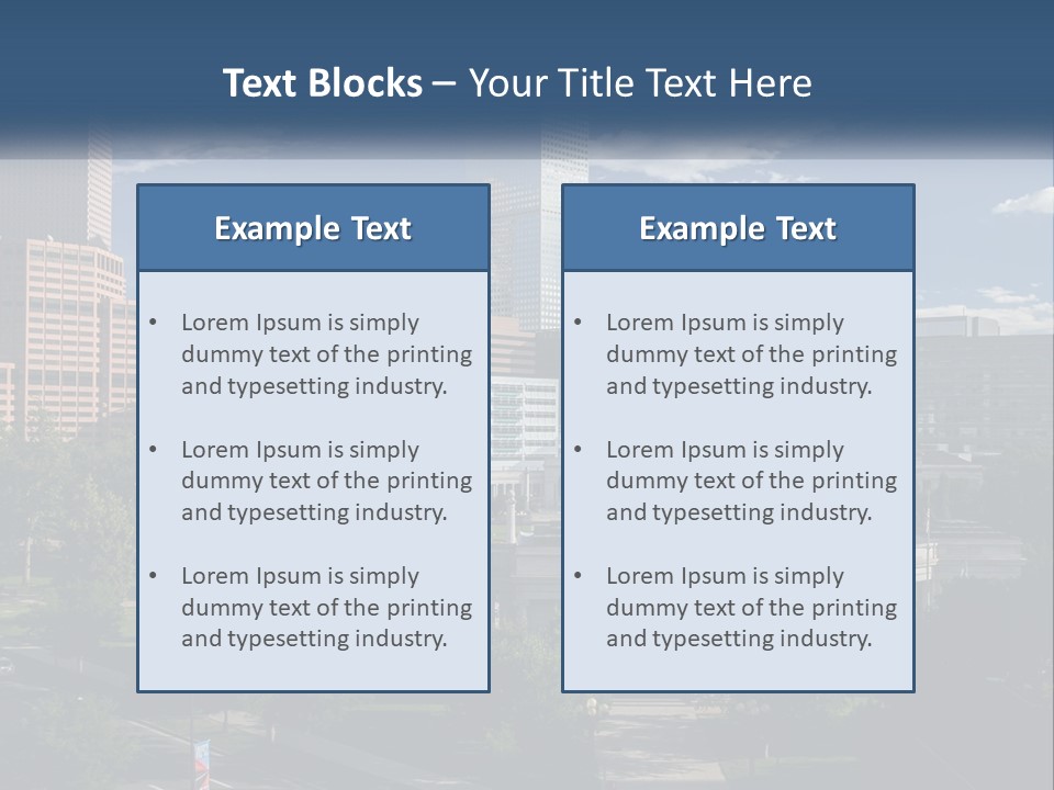 Concrete City PowerPoint Template
