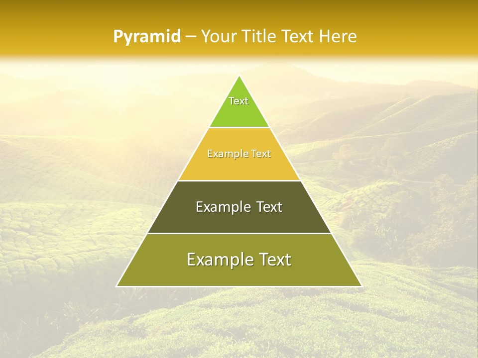 Sunrise Over The Fields PowerPoint Template