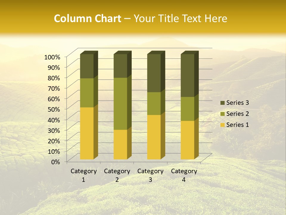 Sunrise Over The Fields PowerPoint Template