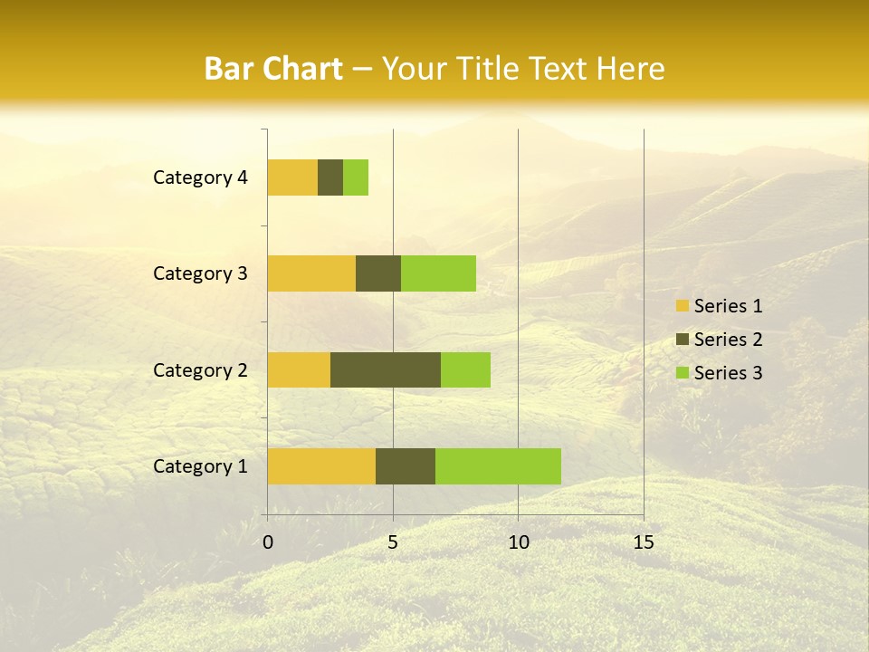 Sunrise Over The Fields PowerPoint Template
