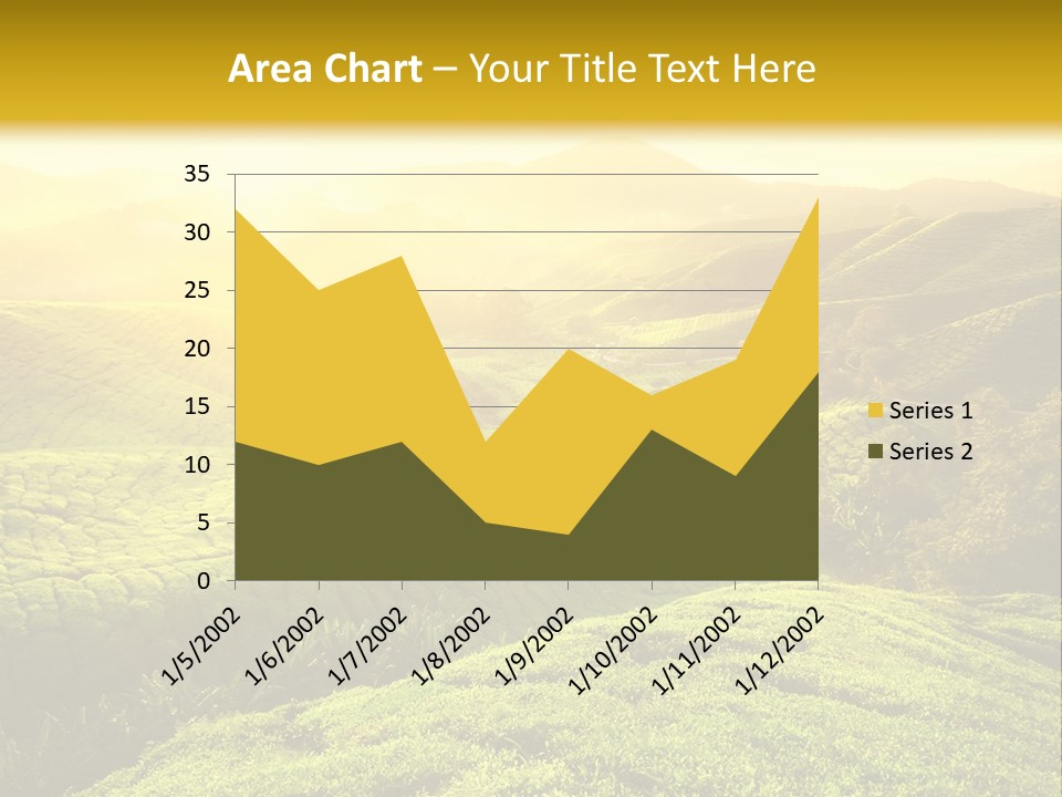Sunrise Over The Fields PowerPoint Template