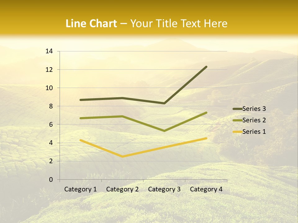 Sunrise Over The Fields PowerPoint Template