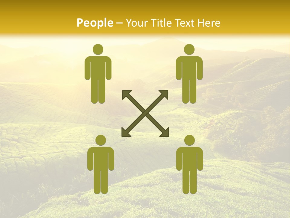 Sunrise Over The Fields PowerPoint Template