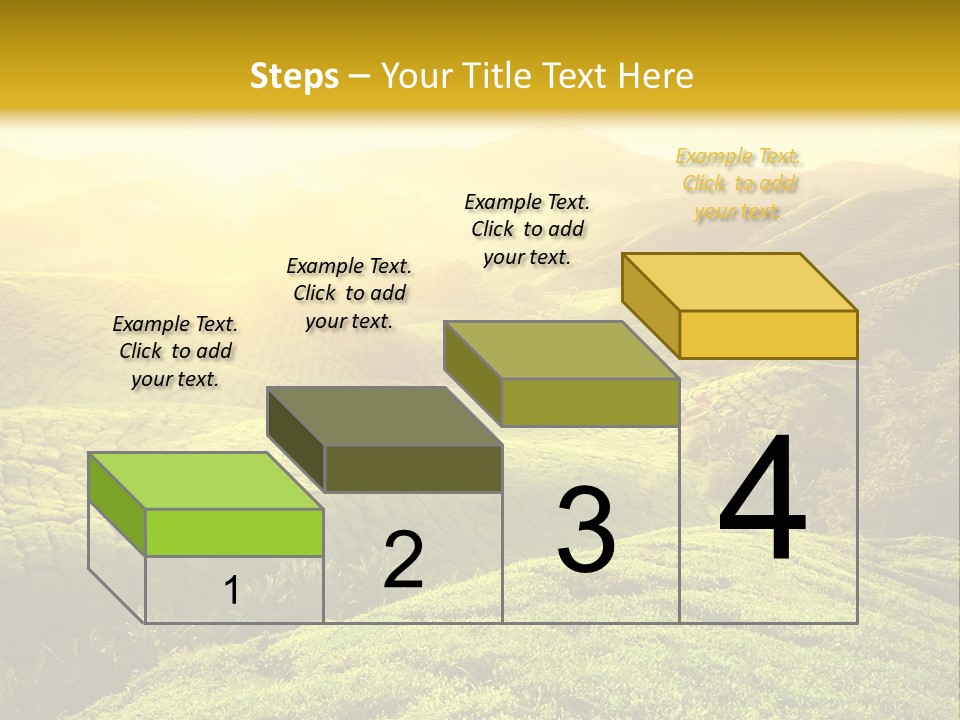 Sunrise Over The Fields PowerPoint Template