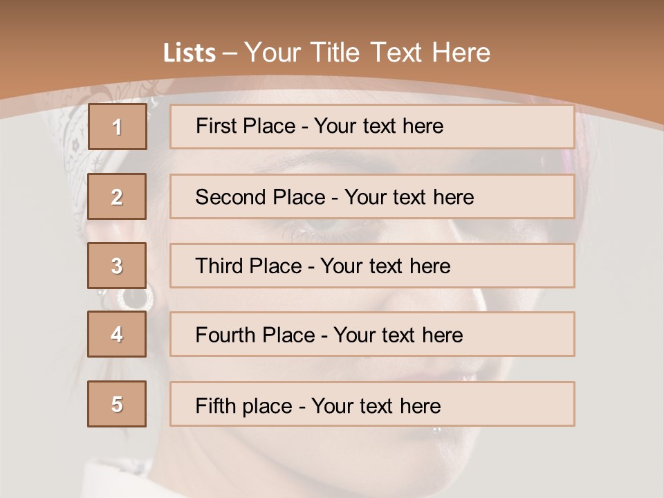 Beautiful Girl PowerPoint Template
