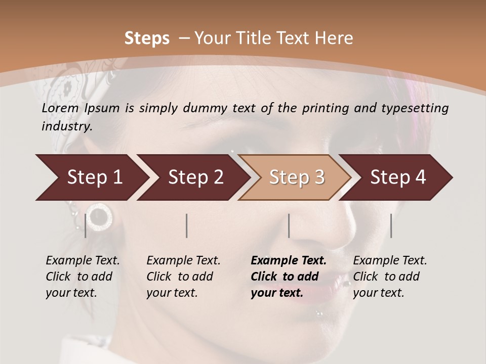 Beautiful Girl PowerPoint Template