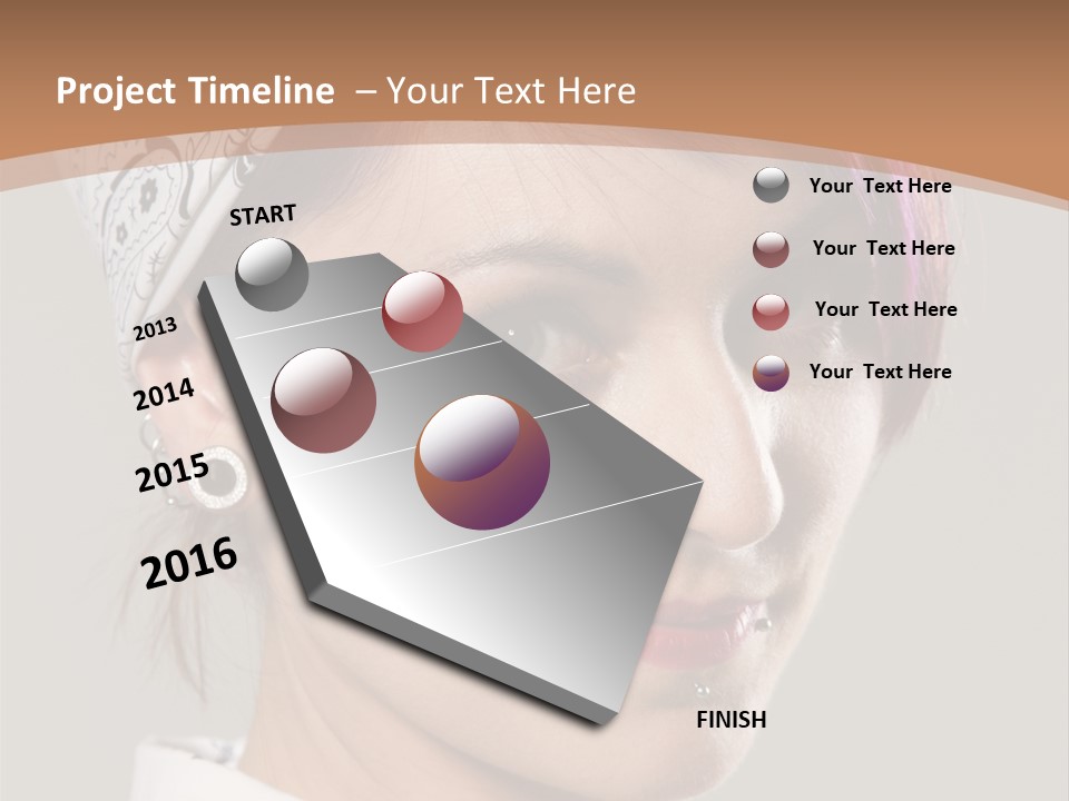 Beautiful Girl PowerPoint Template