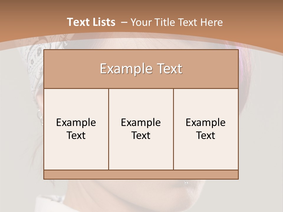 Beautiful Girl PowerPoint Template