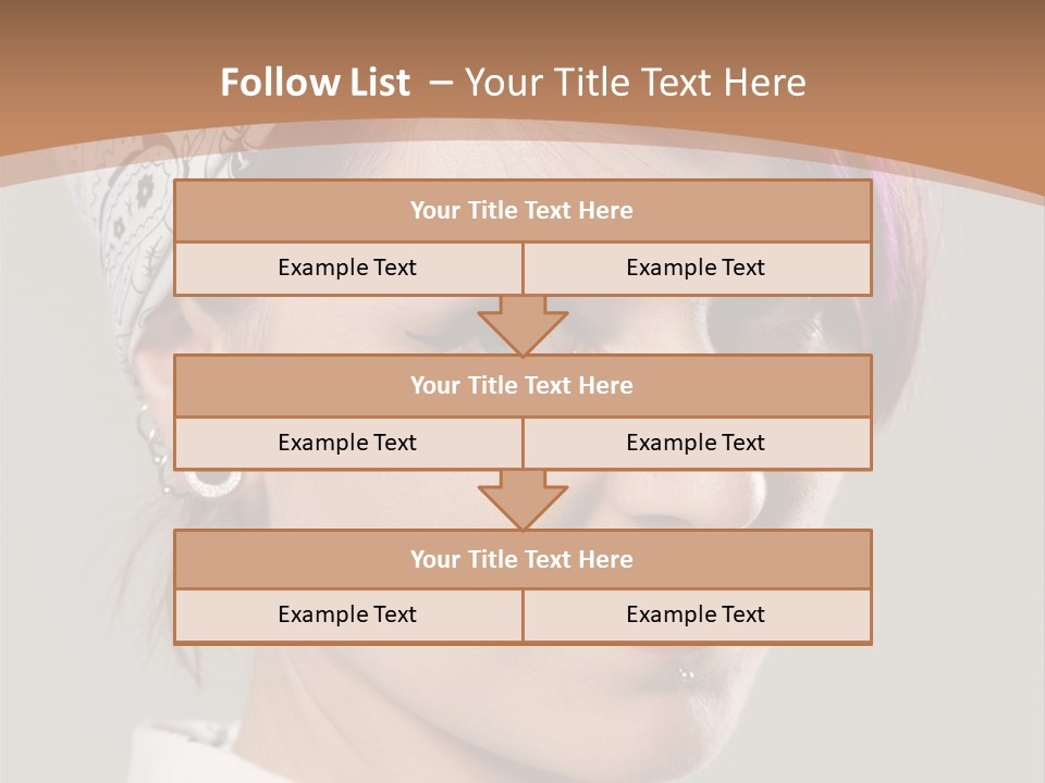 Beautiful Girl PowerPoint Template