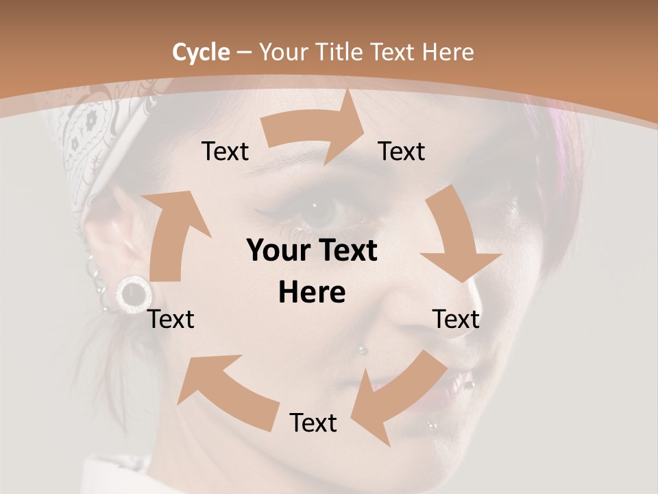 Beautiful Girl PowerPoint Template