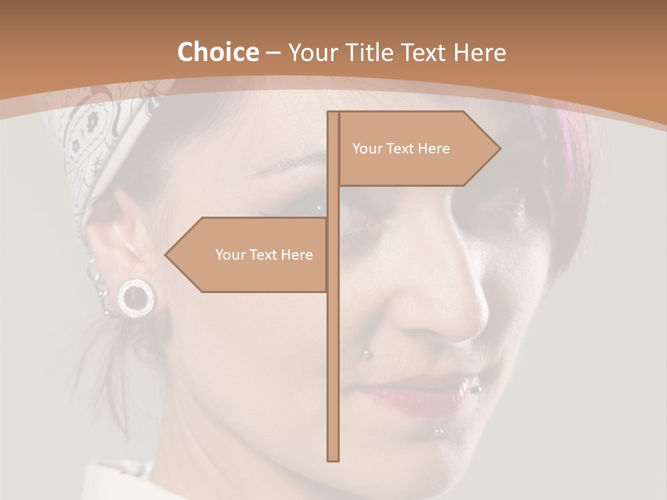 Beautiful Girl PowerPoint Template