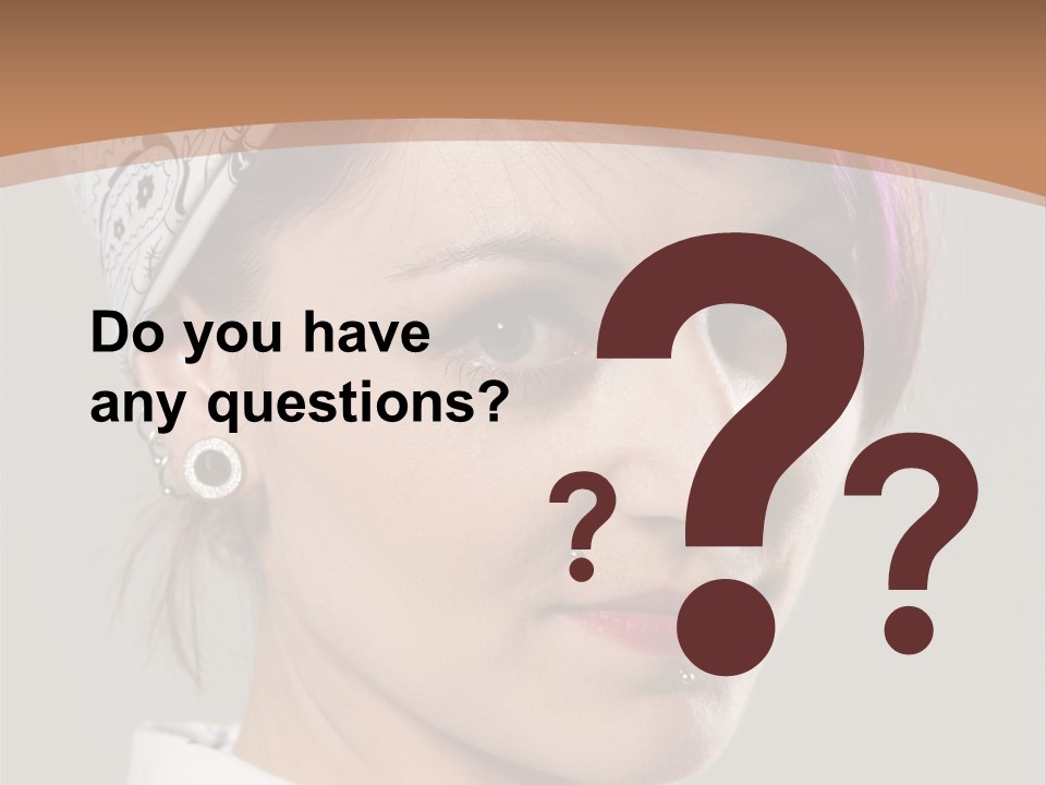 Beautiful Girl PowerPoint Template